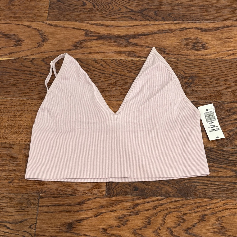 Aritzia Light Pink Crop Top